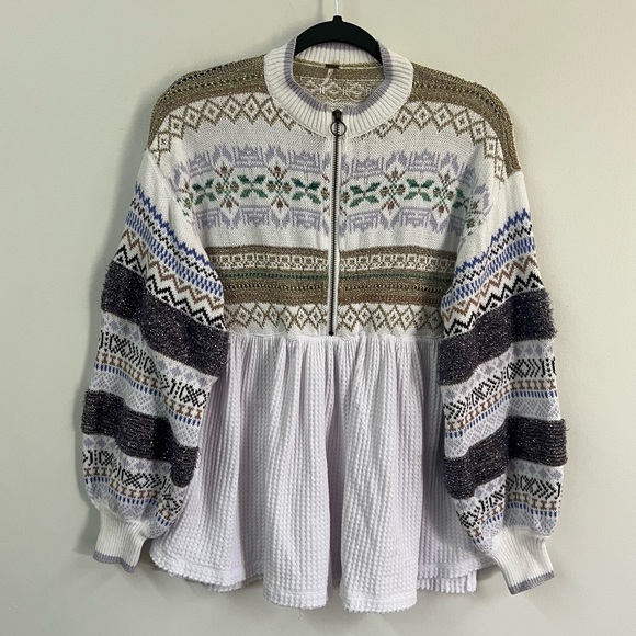 Free People Cozy Cottage Sweater - Picture 4 of 15